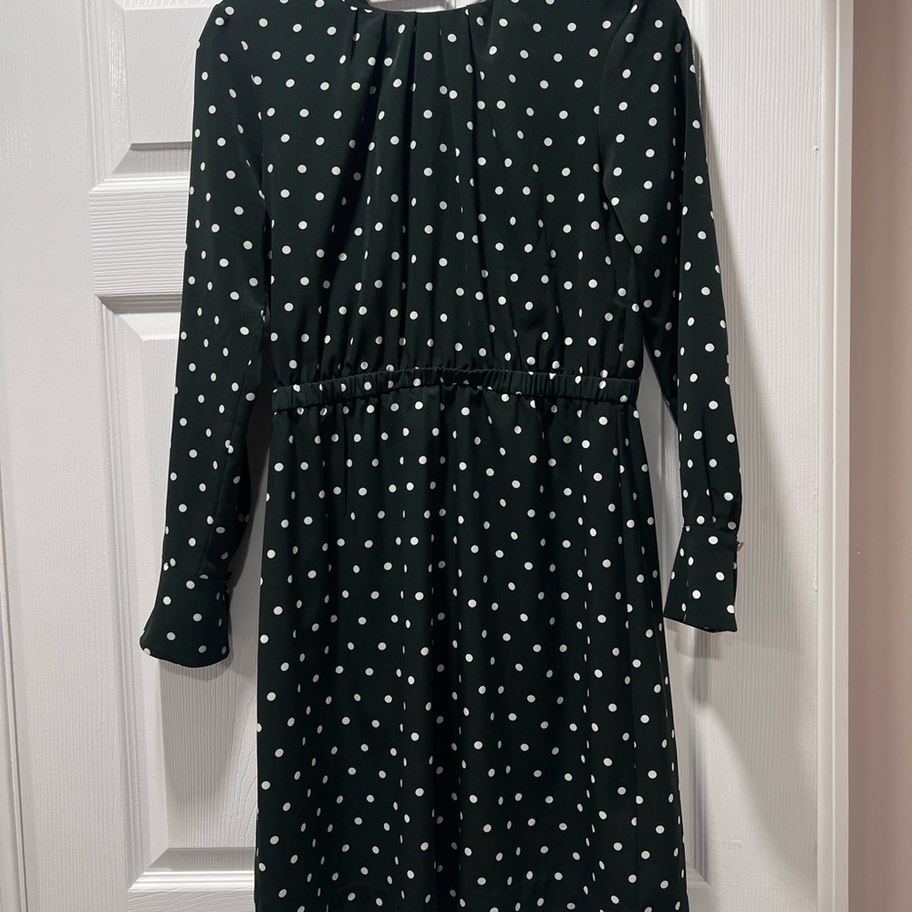 Polka Dot Long Sleeve Dress